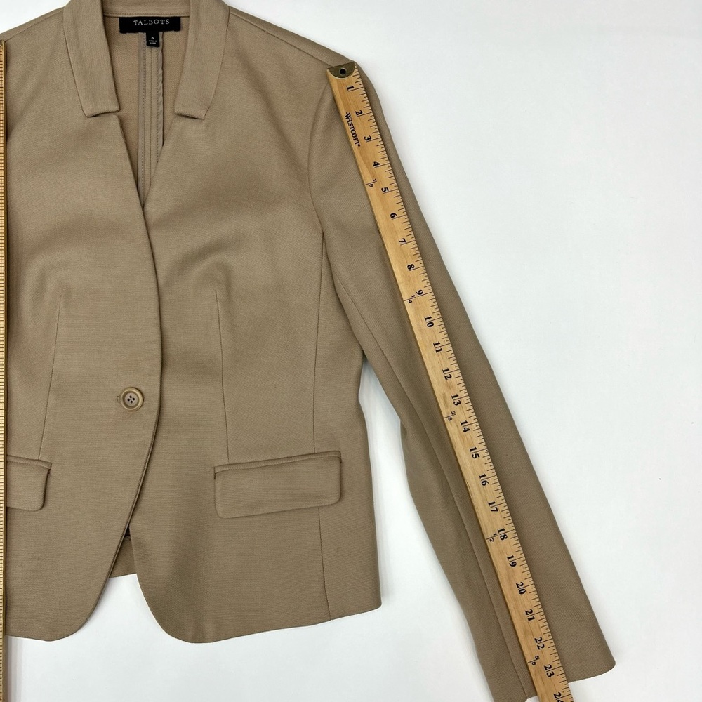 Talbots~ Women’s Button-Down Sand Jacket - image 6